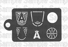 Dream Basketball Combo 2 - Face Painting STENCIL