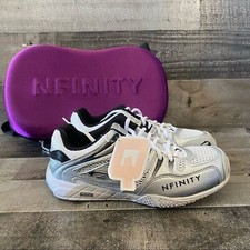 NFINITY Bioniq 2.0 Cheer Shoes womens silver white black NEW 11.5