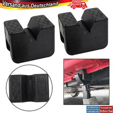 2pcs Wagenheber Gummiauflage Jack Pad Tool Gummipuffer Unterstellbock Gummiblock