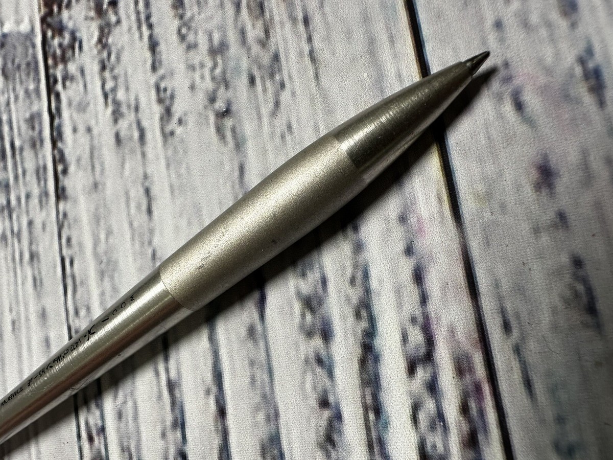 RARE Tombow Zoom V472 LA NAVE Series Mechanical Pen Silver Steel