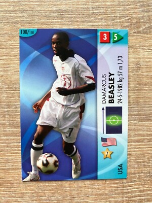 Damarcus Beasley USA Trading Card WM Panini GOAAAL! FIFA World Cup 2006