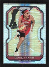 Dearica Hamby 2021 Panini Prizm WNBA Prizms Hyper Las Vegas Aces #43