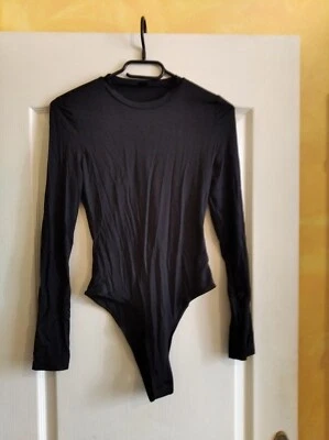 Body noir manches longues "SHEIN". taille 36. - Photo 1/3