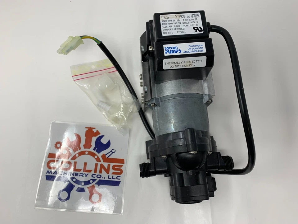 Totton Pumps SD9/38 Diaphragm Pump Motor ASSY Pt186926 230V 1PH 0.5A 125W 1P - Image 2 of 4