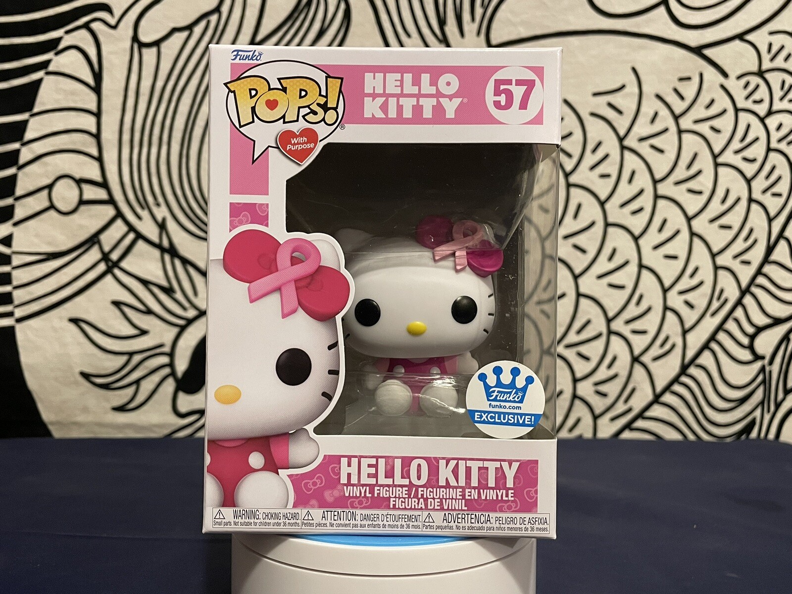 ⭐️ ¡Funko Pops! Con Propósito Hello Kitty #57 Tienda Funko Para El Cáncer De Mama Awarenes ⭐️