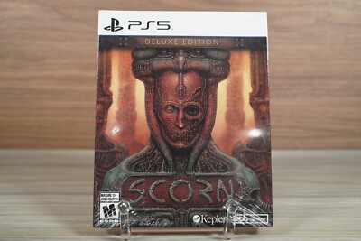 SCORN DELUXE EDITION Brand New PS5 PlayStation 5 Game ESRB Release Steelbook