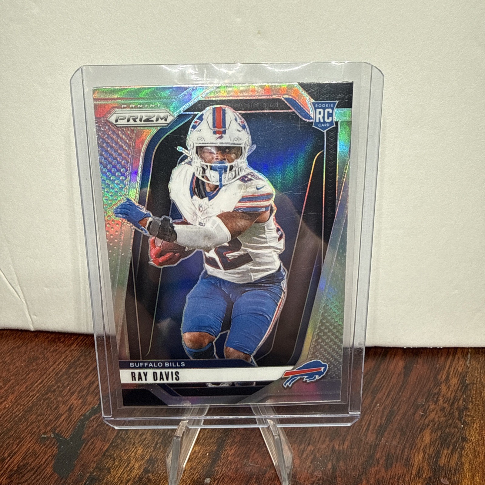 2024 Panini Prizm Ray Davis Silver Prizm Image Variation Rookie Card- #33 Bills