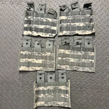 5 Military Molle Triple Mag Pouch, 3 Magazine ACU 8465-01-525-0598 UCP