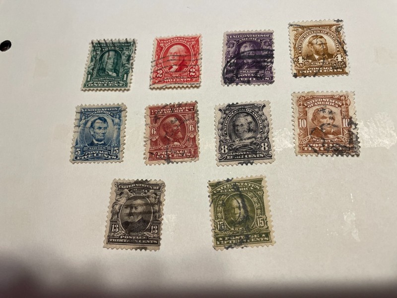 U.S. Stamp Series 300-309 Used Set  (sale 2)