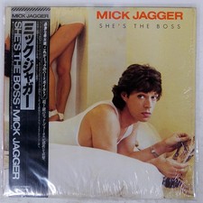 MICK JAGGER SHE'S THE BOSS CBS/SONY 28AP2996 Japan OBI SHRINK VINYL LP