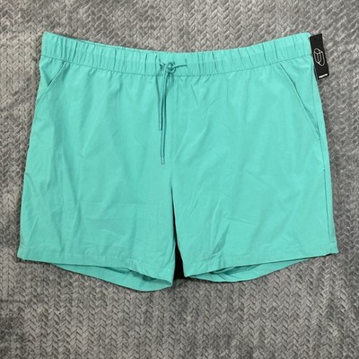 Original Use Pull On Shorts Men's XXL Green Woven Nylon Casual Streetwear