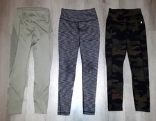 Lot of Victoria's Secret Leggings Size XS Green Camo Black Grey Active Yoga PINK