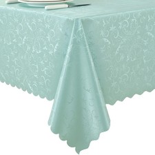 Rectangle Table Cloth, Waterproof Heavy Duty Vinyl Tablecloths, StainResistan...