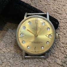 Cimeqa Agromatic 900 Goldstone Watch No Band Not Working Properly