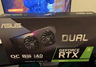 ASUS Dual NVIDIA GeForce RTX 3060 Ti OC 8GB GDDR6 PCIe 4.0 x16