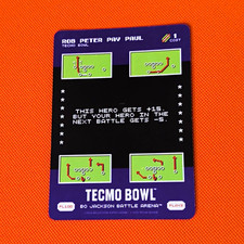 🔥 BO JACKSON BATTLE ARENA ROB PETER PAY PAUL PL100 TECMO BOWL PLAY CARD NM! 🔥