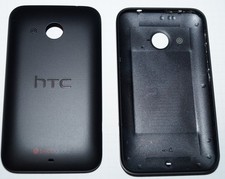 Original HTC Desire 200 102E Battery Cover Housing Back Cover Black
