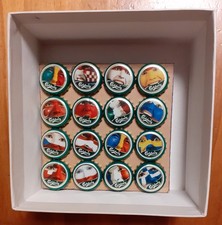 EURO 2008 AUSTRIA-SWITZERLAND   RARE CARLSBERG BEER BOTTLE CAPS FULL SET