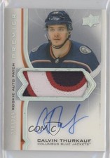 2020 Upper Deck Premier Acetate Rookie 230/249 Calvin Thurkauf Patch Auto 0s6v