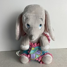 Disney Swaddle Baby Dumbo fringe blanket Lovey Babies Plush 10  Elephant