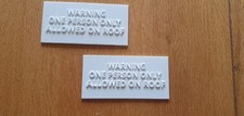 Land Rover 101 Forward Control Ambulance Roof Warning Signs