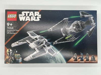 LEGO 75348  Star Wars Mandalorian Fang Fighter vs TIE Interceptor NEU OVP