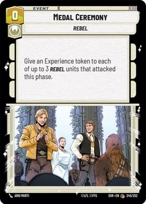 Medal Ceremony~245/252~NM~[SOR] - Spark of Rebellion~SWU