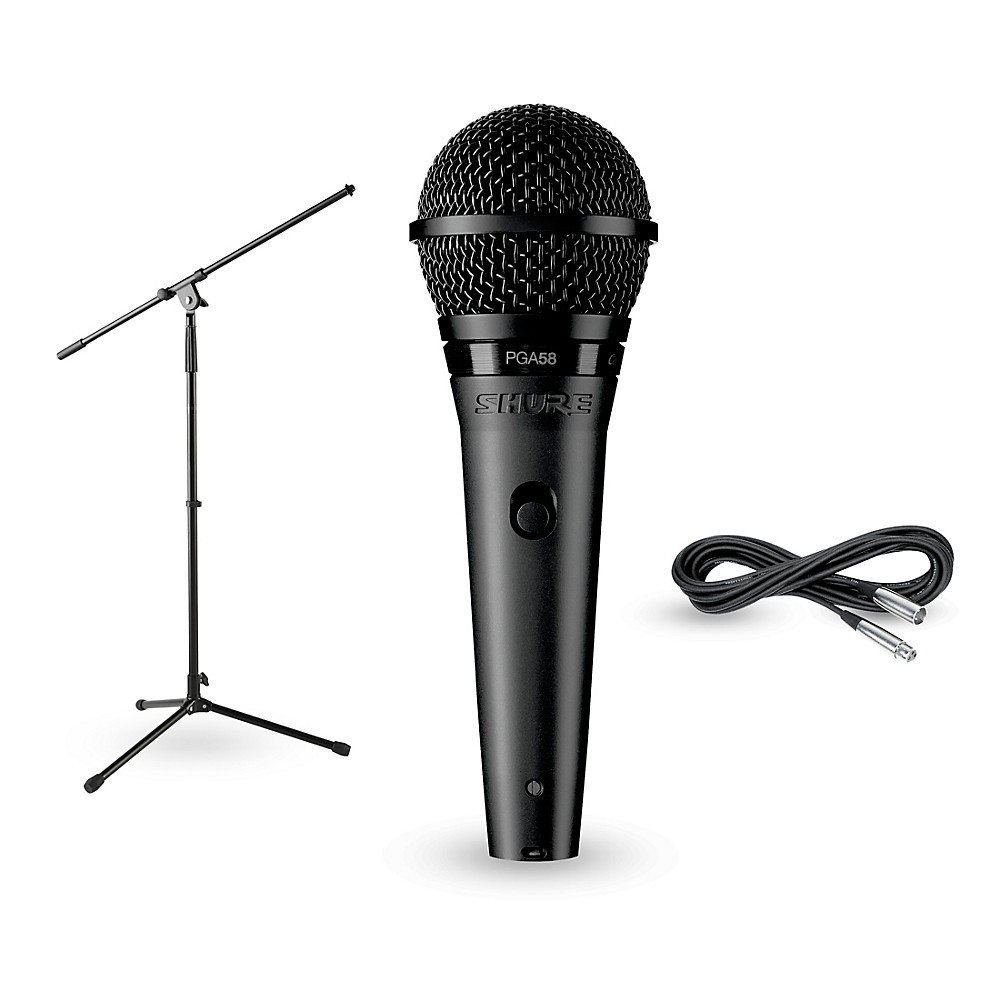 Shure PGA58LC, Stand & Cable Package
