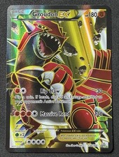 Groudon EX #150 Primal Clash Full Art Ultra Rare Holo [LP] 2015 Pokemon TCG