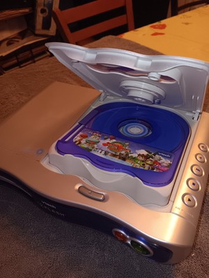 VTECH V.FLASH GRAY HOME EDUTAINMENT SYSTEM Plus Game SYSTEM not test