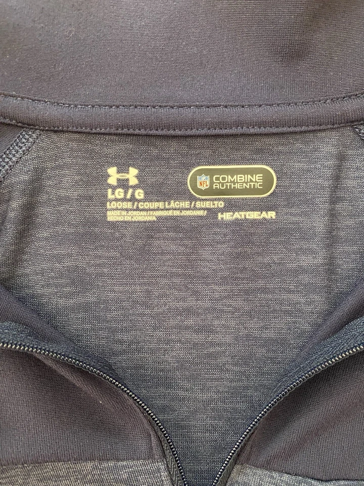 Under Armour Cuarto Cremallera - Patriots NFL Combina Auténtica - Talla Grande Foto 3 de 3
