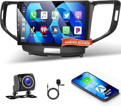 9in Android 2G RAM/64G ROM Auto/Carplay Stereo/Radio for Acura TSX/Honda Accord