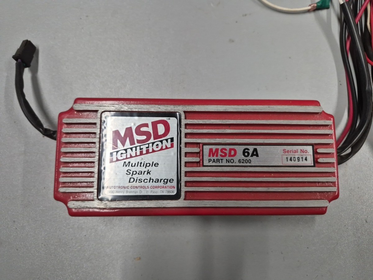 MSD 6A イグニッション ボックス 6200　美品 MSD 6200 6A Ignition Box - Needs Repair | eBay