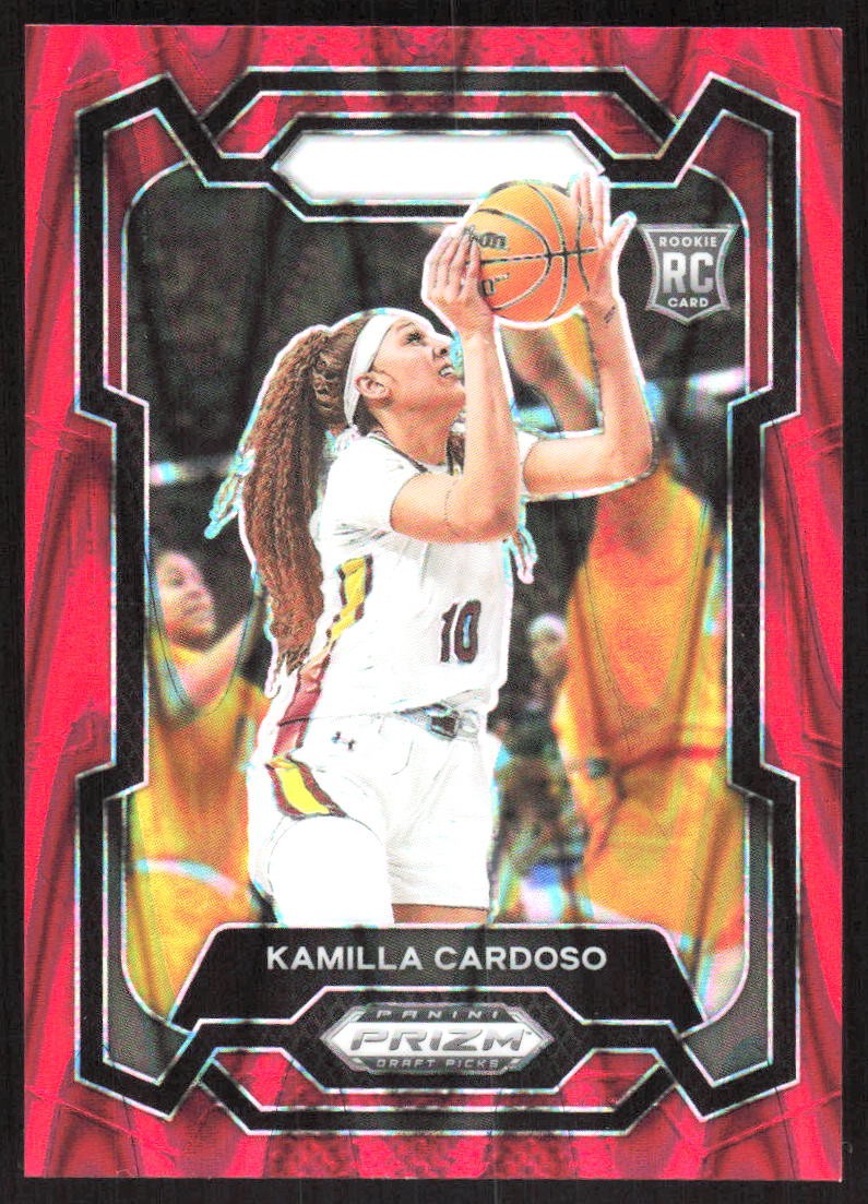 10165F 2024 Panini Prizm Draft Picks #59 Kamilla Cardoso RED SEISMIC #/225