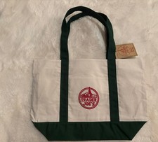 New with Tag Limited Edition Trader Joe  s Large Canvas Tote Bag - Green