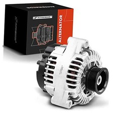 Alternator, 12V 145A 6-Groove Pulley CW, Compatible with Chevy for Corvette