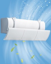 Air Conditioner Deflector, Mini Split Air Deflector Adjustable Anti Direct Bl...