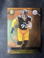 2024 Panini Totally Certified - T.J. Watt #79 Gold Mirror /399 COLOR MATCH