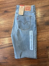 Levi's Women's Denim 314 Shaping Straight Jean Size 10 /30x32 Light Wash NWT