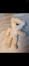 Plain White Teddy Bear Plush Stuffed Animal Toy