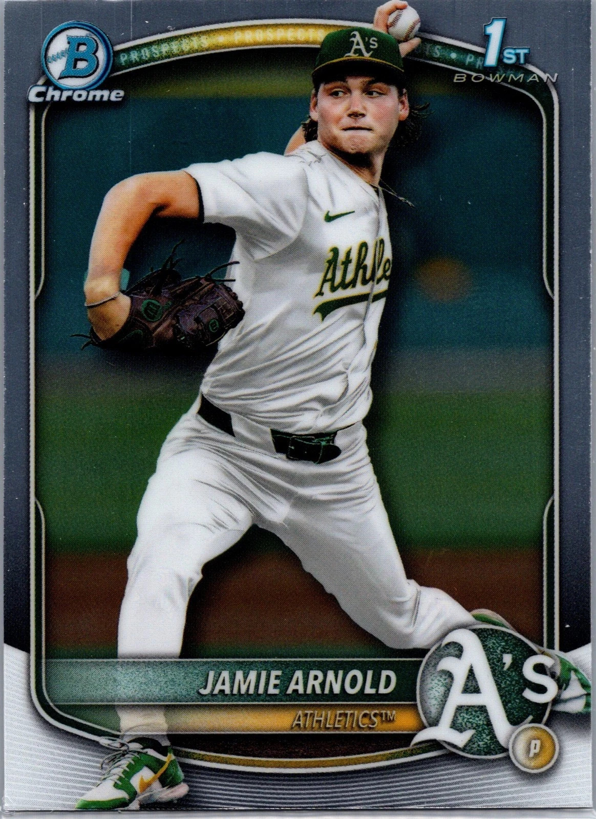 2025 Bowman Draft Chrome - Jamie Arnold #BDC-30 1st Bowman - Athletics