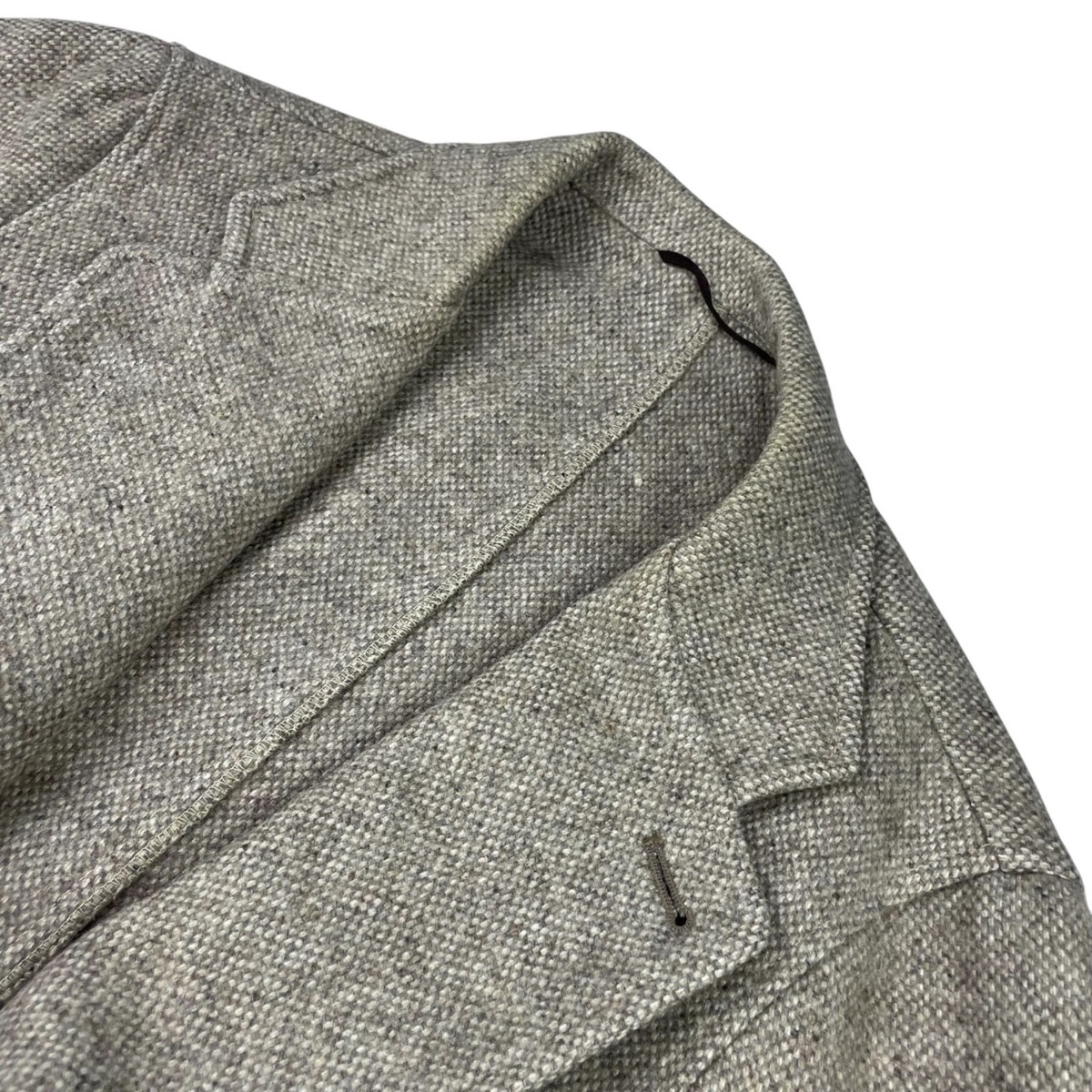 VTG Christian Dior Men's Wool Tweed 2-Button Blazer Jacket Beige