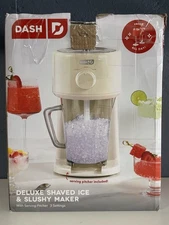 Dash Deluxe Shaved Ice and Slushy Maker with Serving Pitcher 3 Settings
