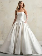 Maggie Sottero wedding dress designer bridal gown Fortune 24MS775A01, 12, Ivory