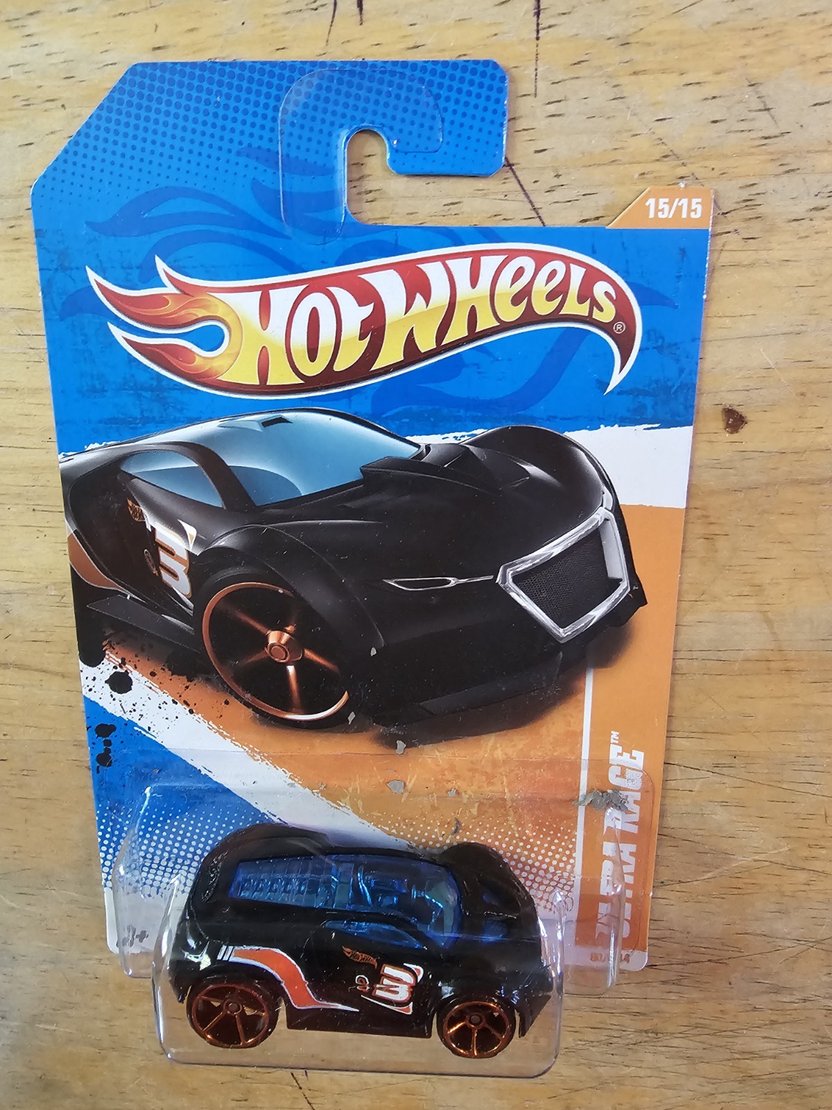 HOT WHEELS ULTRA RAGE, Black; 2011 Track Stars Series 15/15