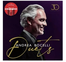 Andrea Bocelli - Duets 30th Anniversary (Exclusive 2 Extra Songs, 2 CD) NEW !!!