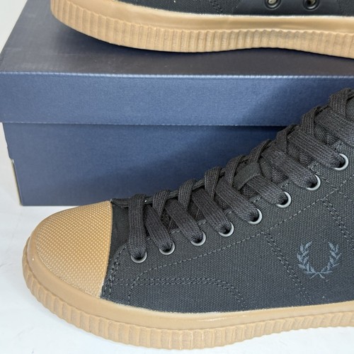 Fred Perry X Margaret Howell Hughes Mid Canvas Schuhe UK 7 Euro 41 Neu Originalverpackt - Bild 5 von 22