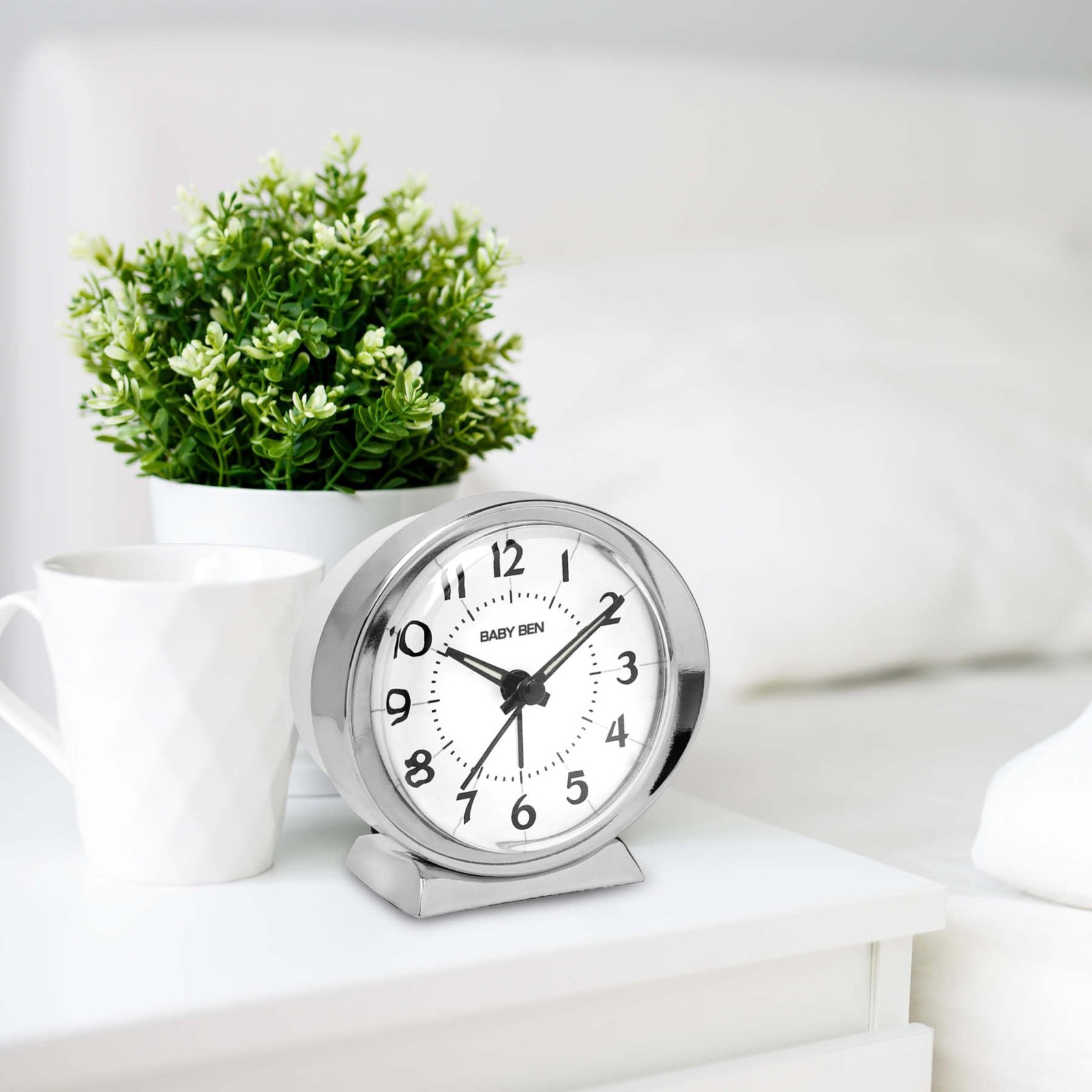 Westclox Baby Ben Classic Alarm Clock Retro Design Loud Alarm Portable 1964