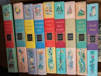 The Grolier Society Through Golden Windows Hardcover Box Set Ages 4-8