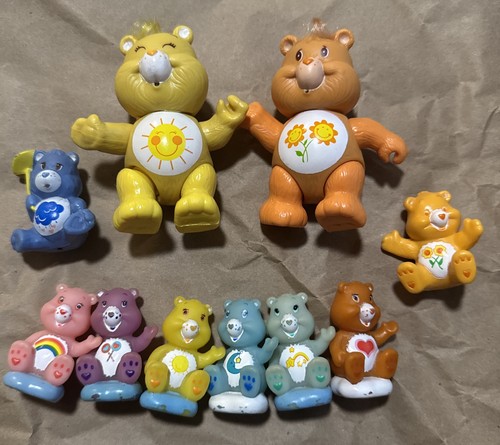 Vintage Care Bear PVC Lot (10) Super Cute Great Condition 😍❤️😍